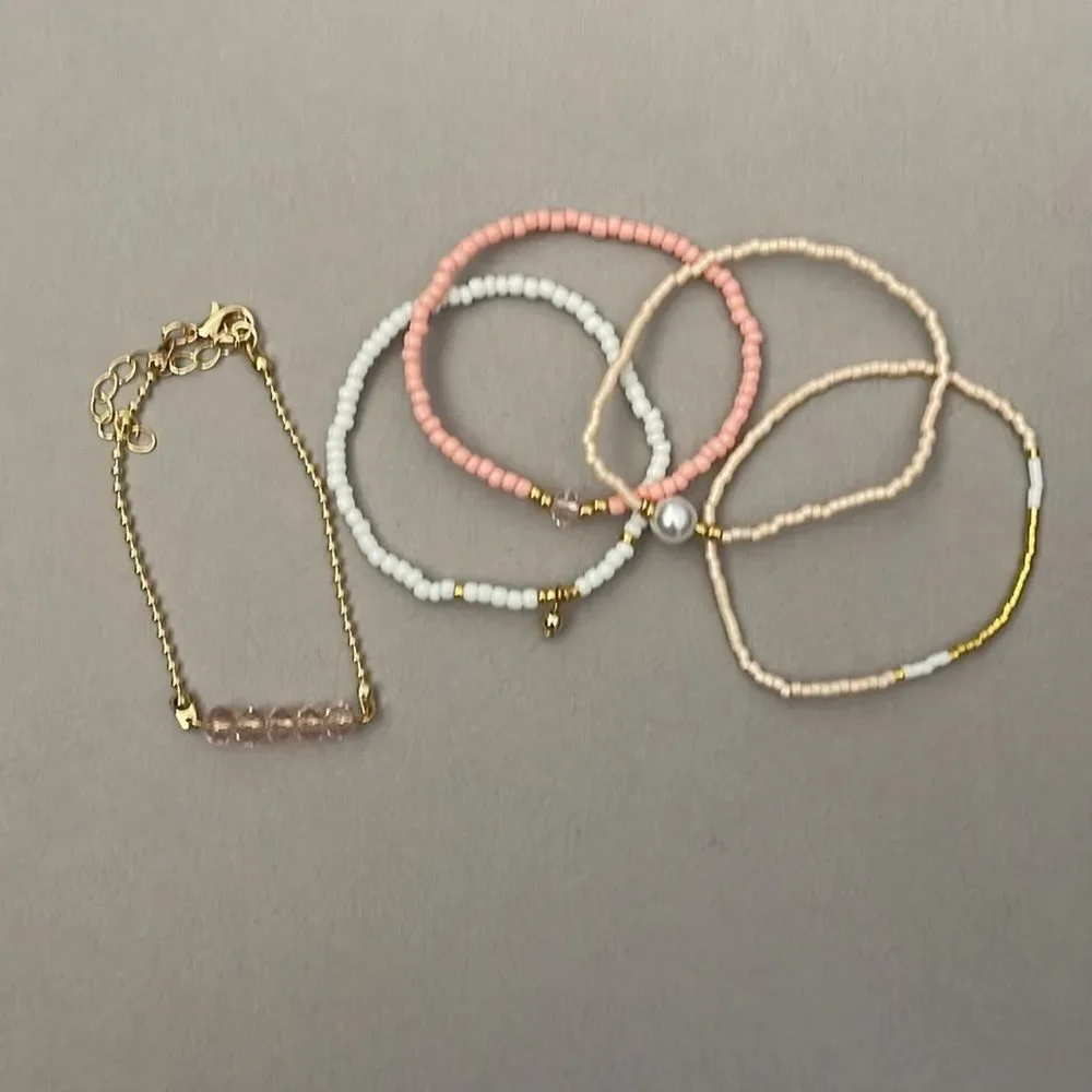 Elegant Beaded Bracelet Set A1235